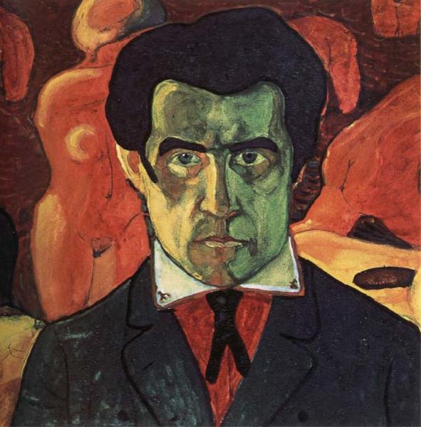 Kazimir Malevich Self-Portrait Sweden oil painting art